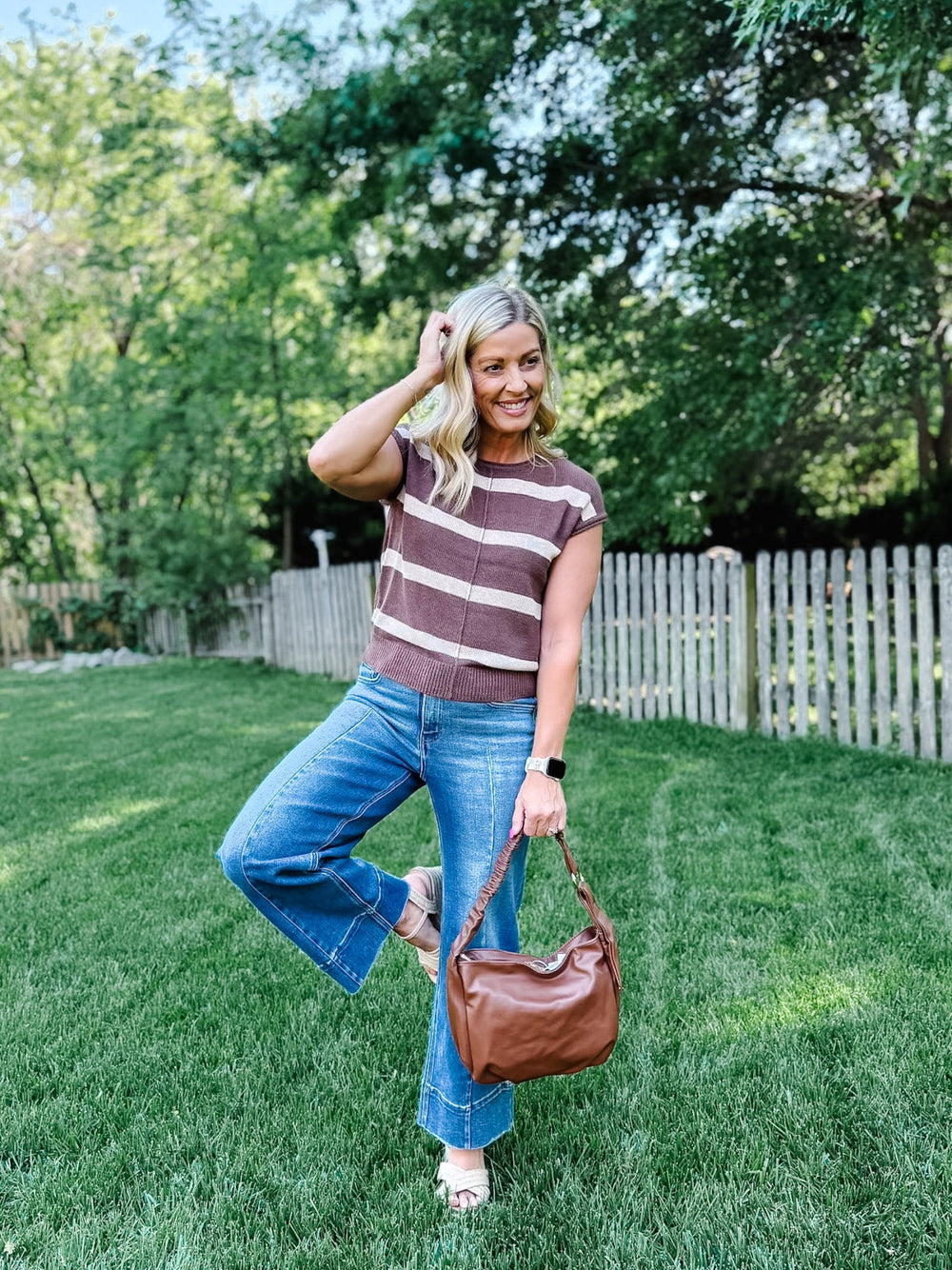 Jakarta Slouchy Shoulder Bag, Chocolate