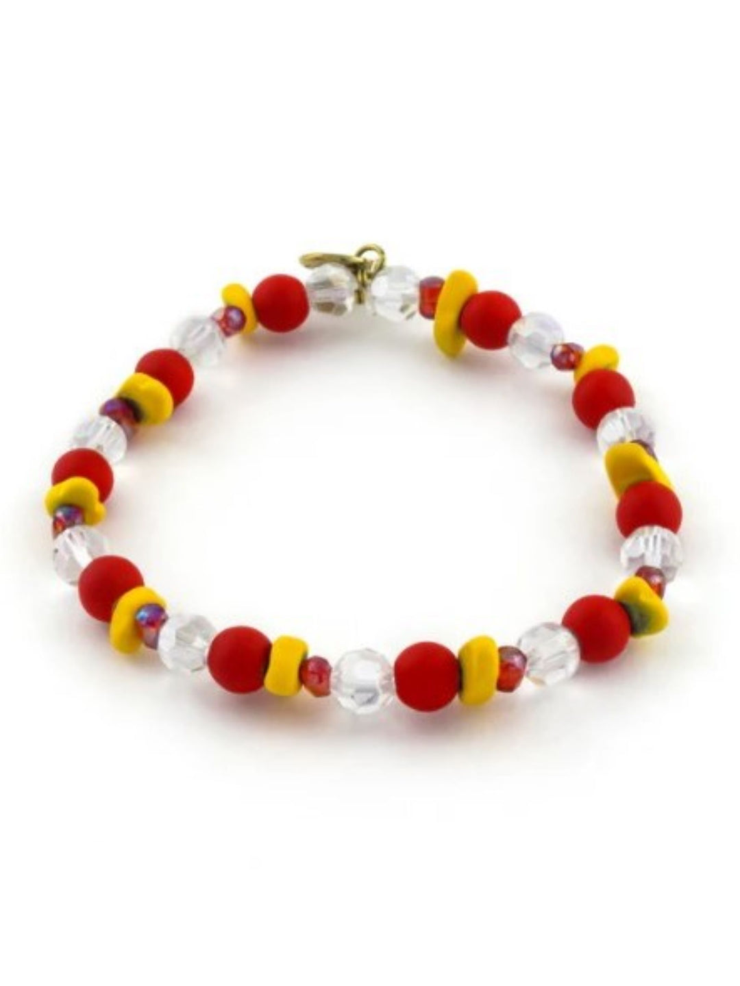 KC Red and Gold Mix and Match Bracelet Collection, Jasper