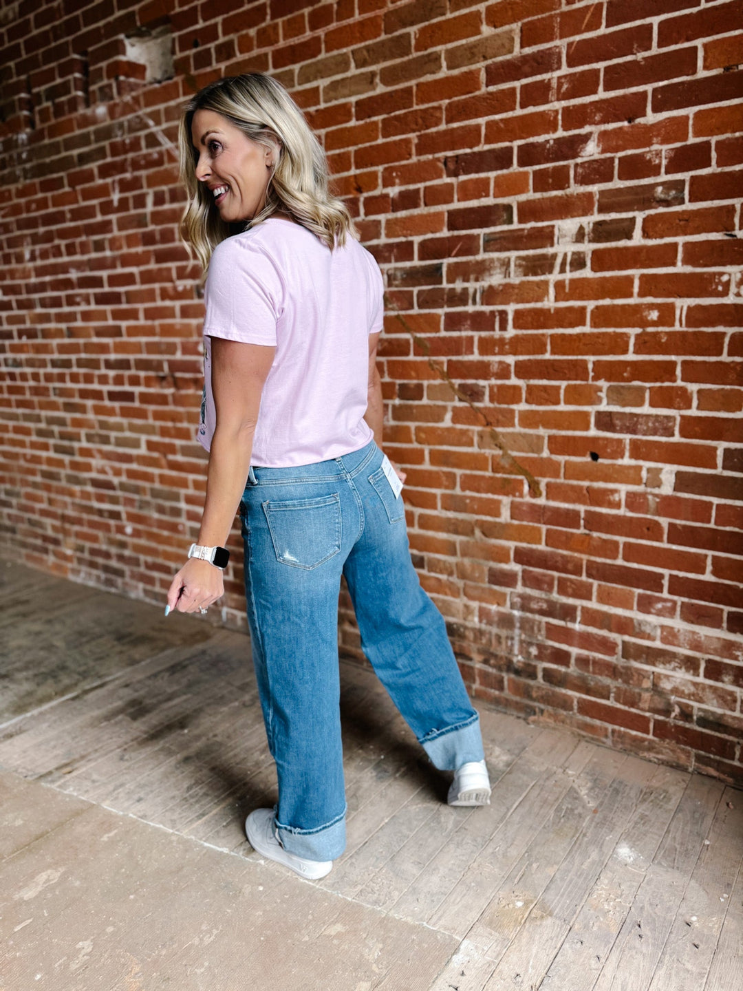 Joan Jett & The Blackhearts Wings Cropped Graphic Tee, Lilac