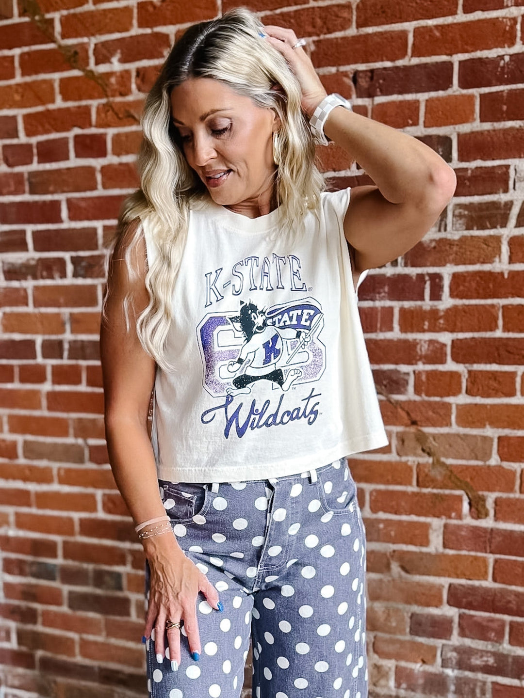 K-State Vintage Wildcats Muscle Tank