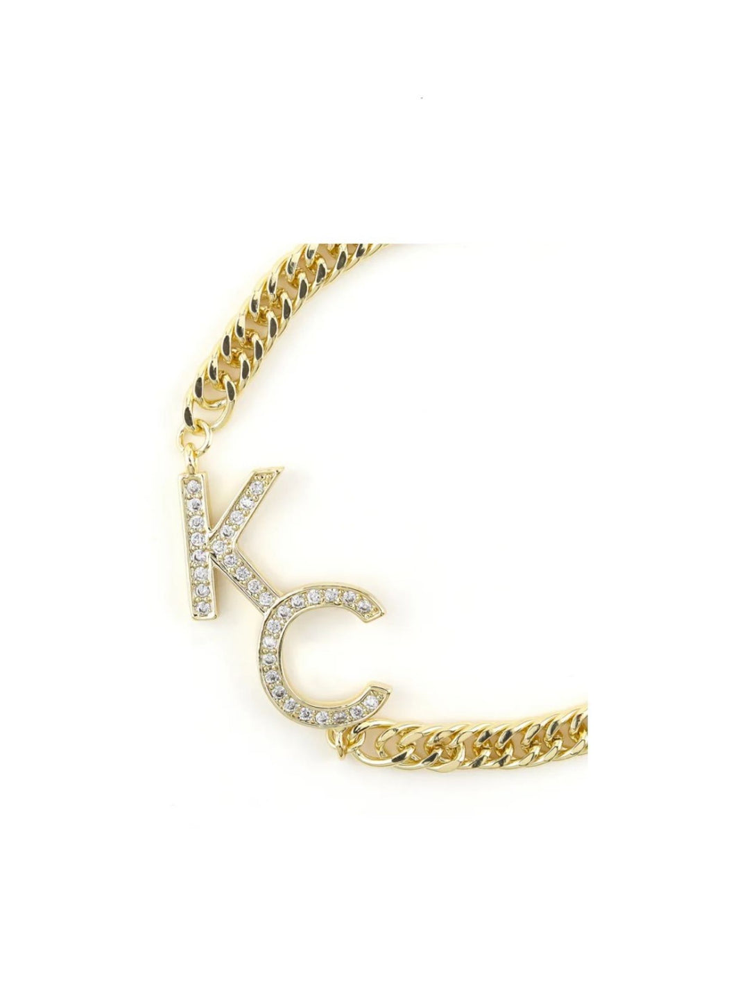 KC Bracelet, GoldKC Necklace, Gold