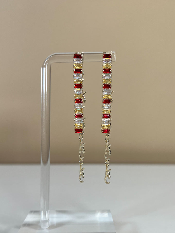 KC Double Layer Dangle Earrings