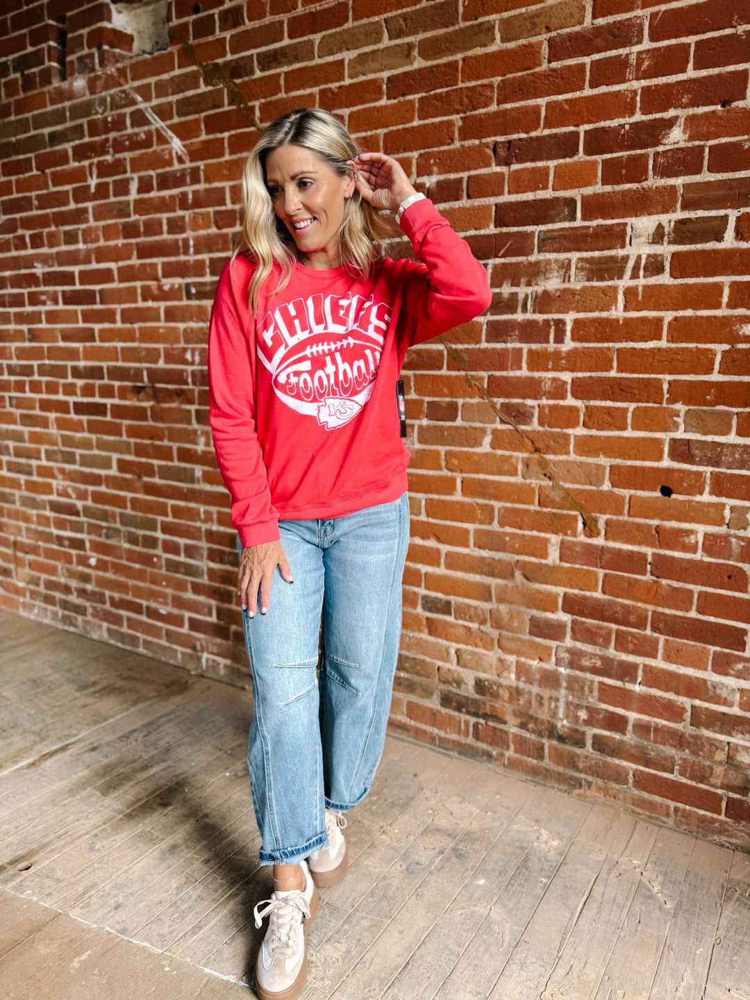 Kansas City Chiefs Fleece Sweatshirt, Red