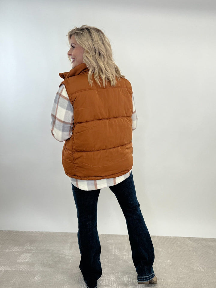 Kelsey Puffer Vest, Amber