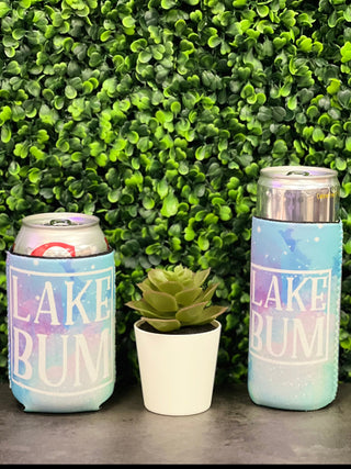 Lake Bum Slim Can Koozie