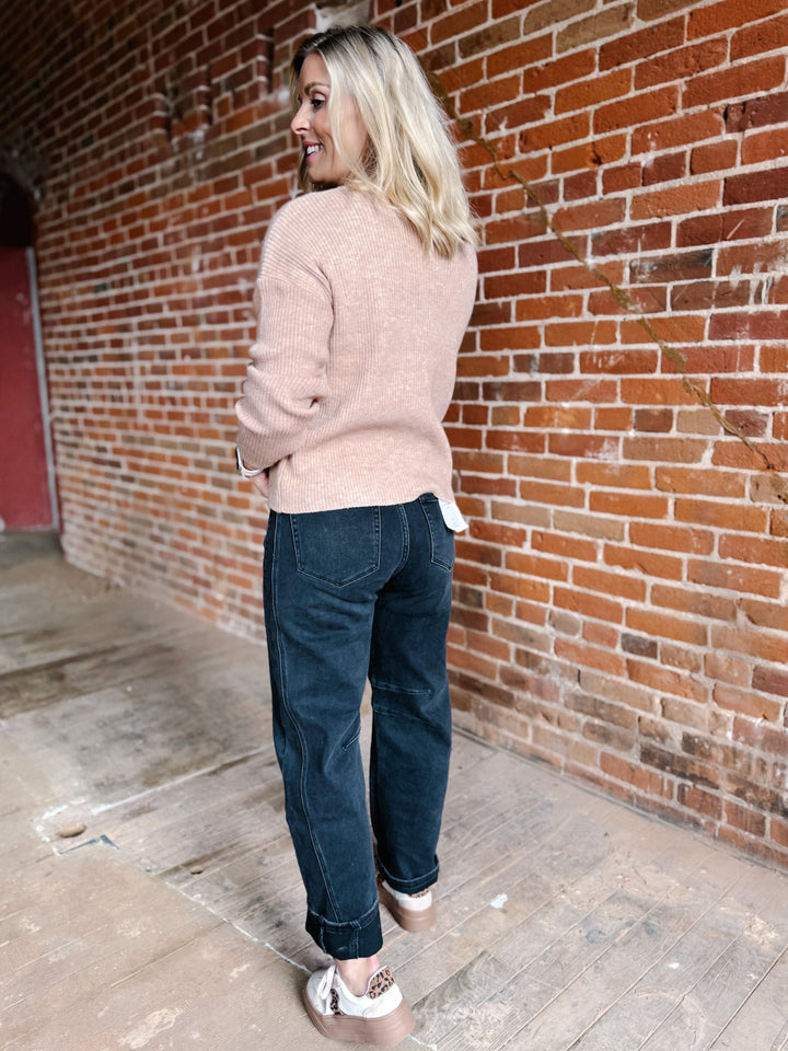 Lana Sweater, Heather Mocha