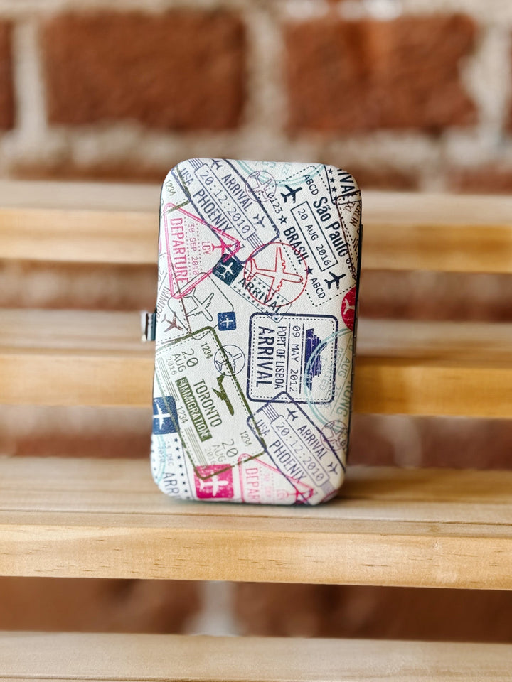 Manicure Set With Travel Case, Parisian Postcard