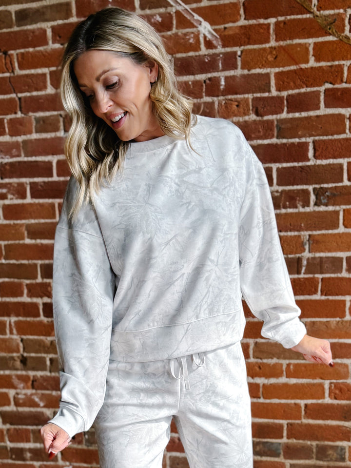 Martina Sweatshirt, Stone Tree Camo