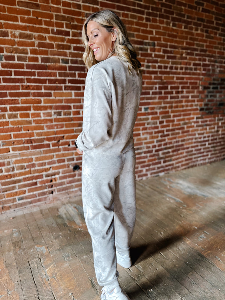 Martina Sweatshirt, Stone Tree Camo