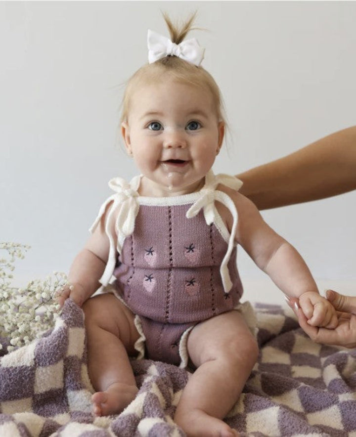 Forever French Baby Knit Romper, Matilda