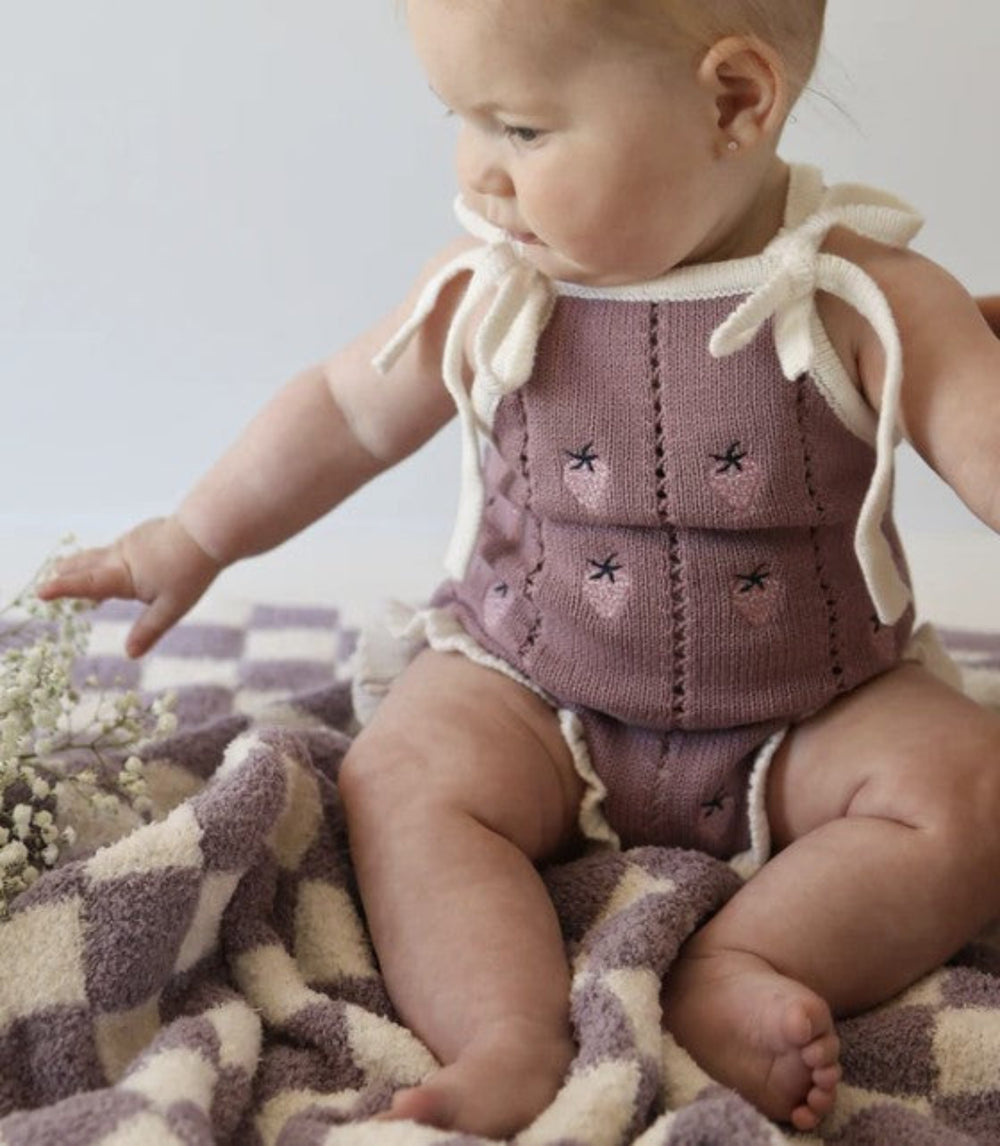 Forever French Baby Knit Romper, Matilda