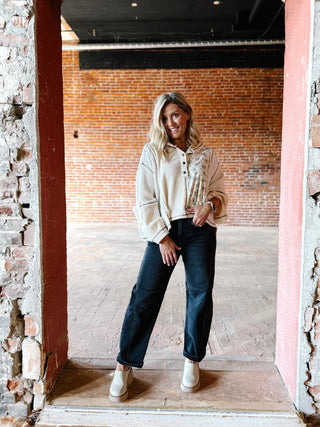 Meadow Mix Thermal Hoodie, Cream