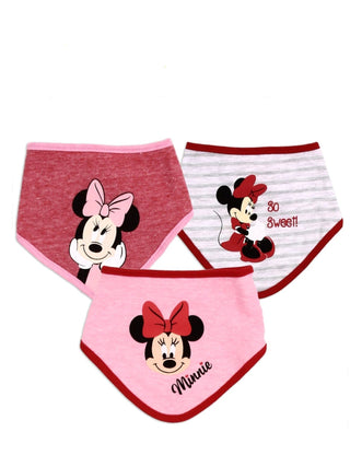 3 Piece Bandana Bibs, Minnie Mouse