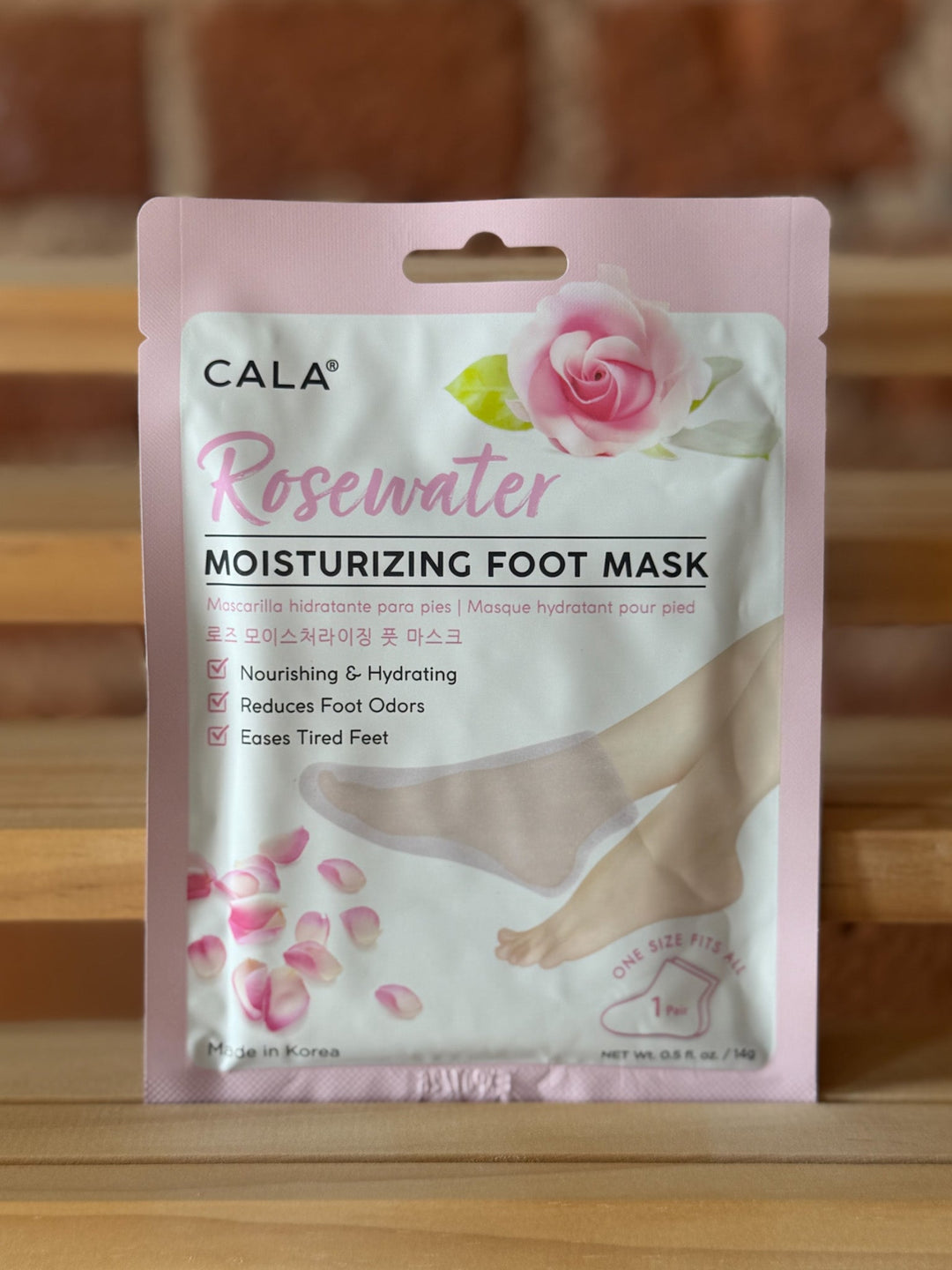 Moisturizing Foot Mask, Rosewater
