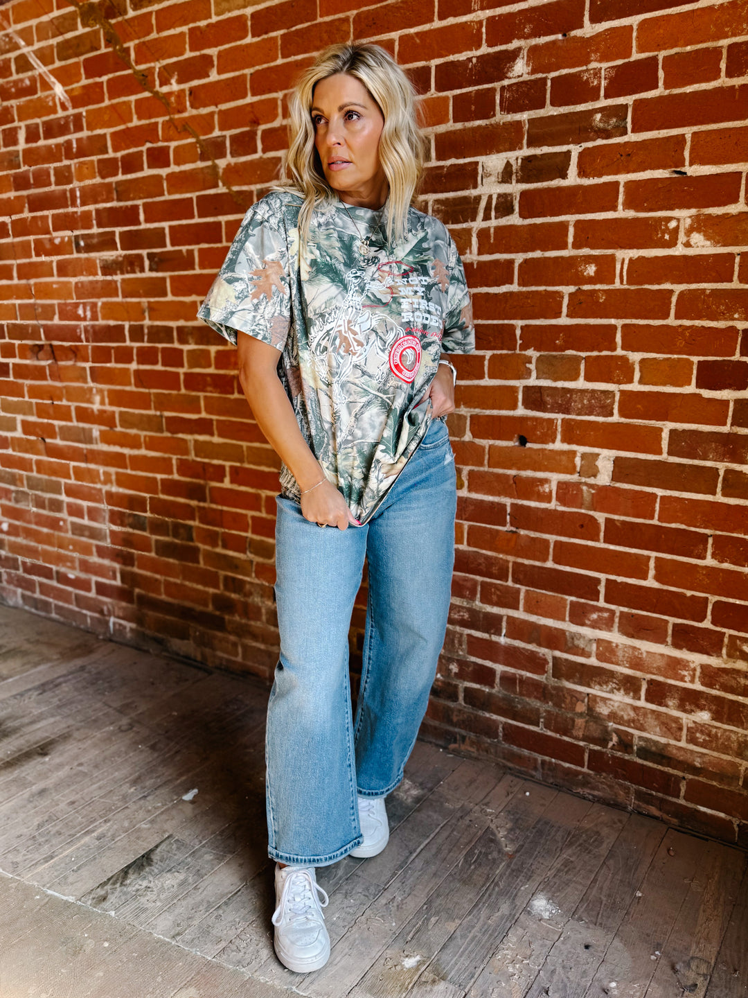 Not my 1st Rodeo Oversized Tee, Camo