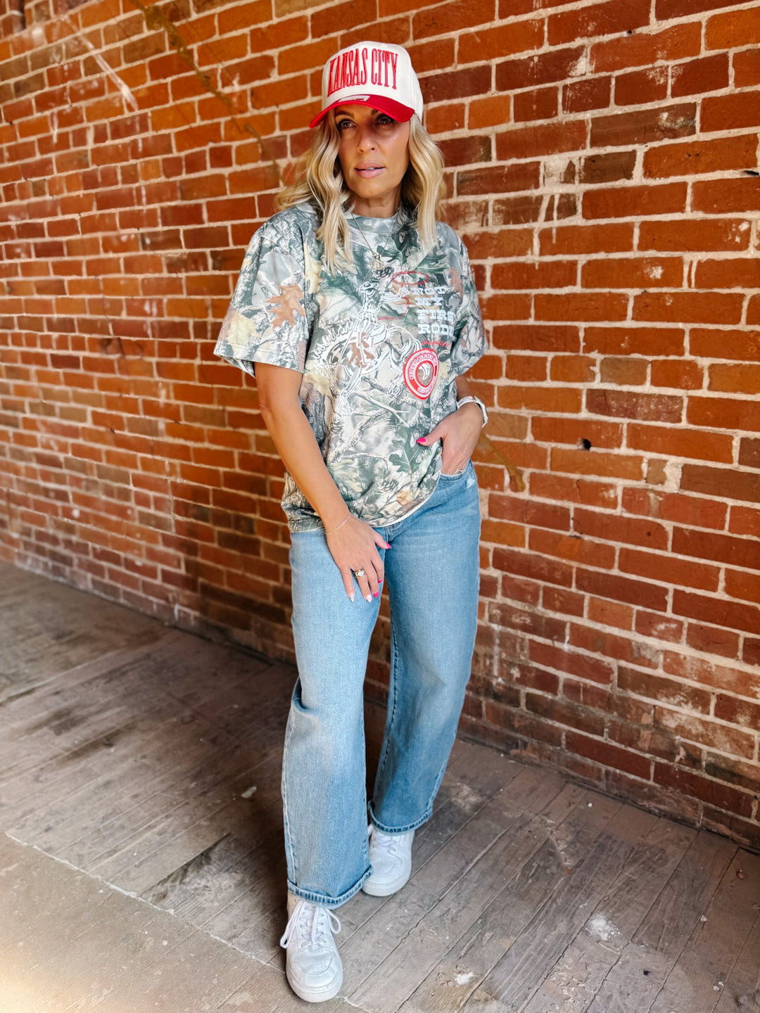 Not my 1st Rodeo Oversized Tee, Camo