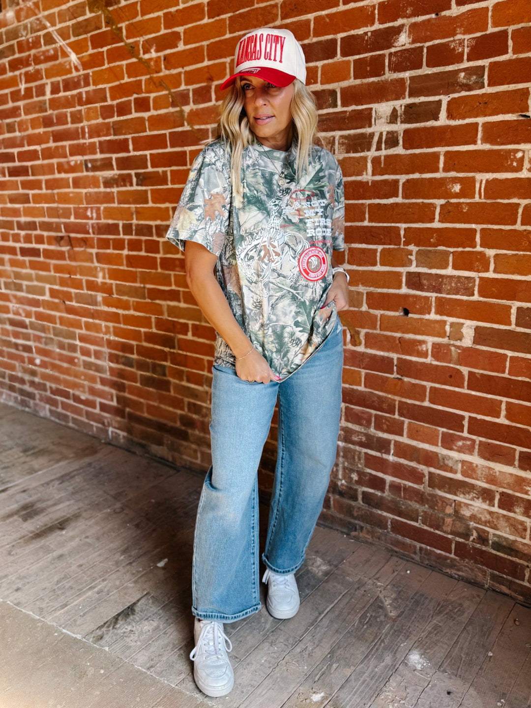 Not my 1st Rodeo Oversized Tee, Camo