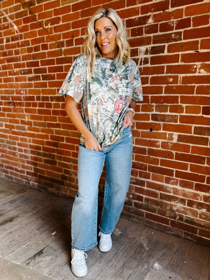Not my 1st Rodeo Oversized Tee, Camo