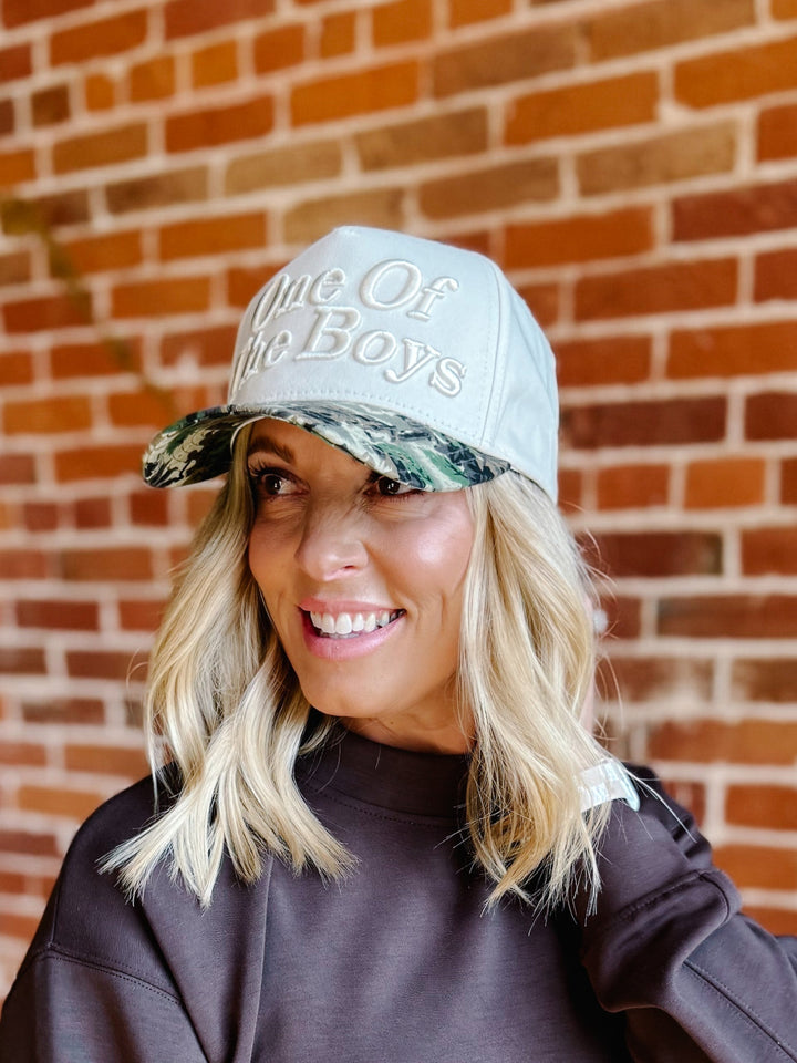 One of the Boys Embroidered Hat, Camo