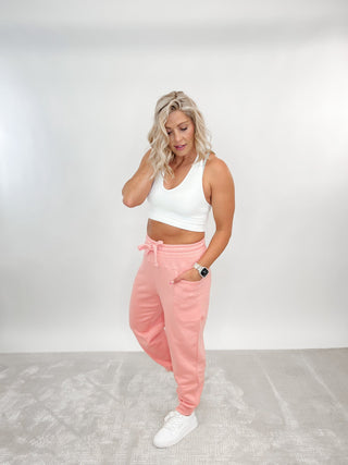 Outta My League Joggers, Blush