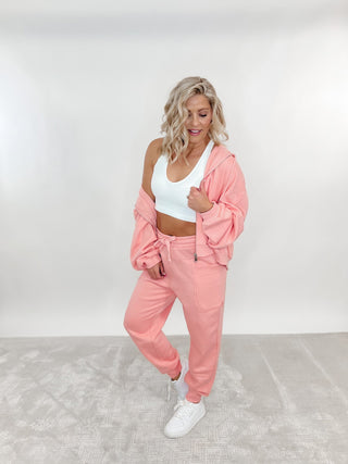 Outta My League Joggers, Blush