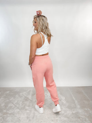 Outta My League Joggers, Blush