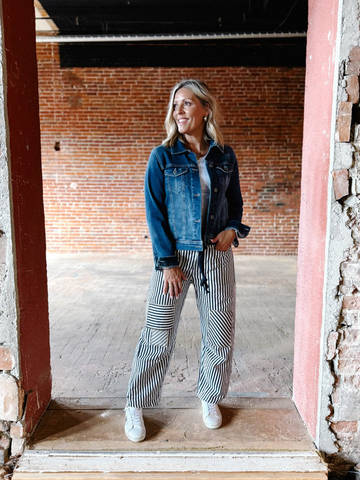 Perfect Day Denim Jacket, Dark Wash