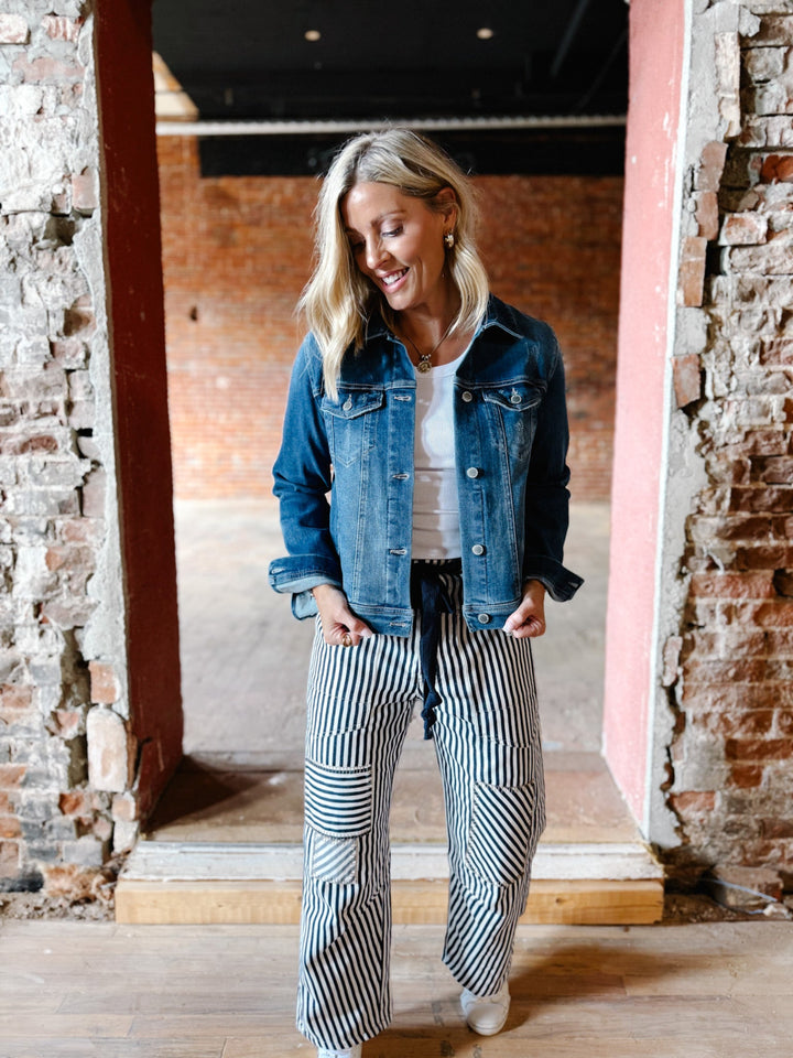 Perfect Day Denim Jacket, Dark Wash