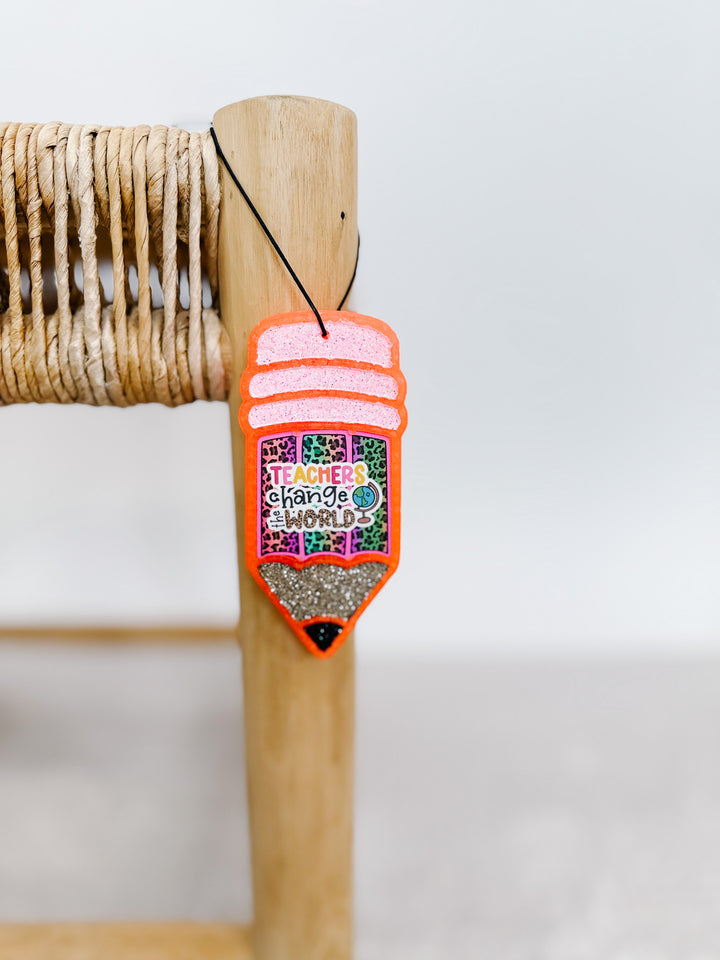 Teachers Pencil Car Freshie, Assorted Scents