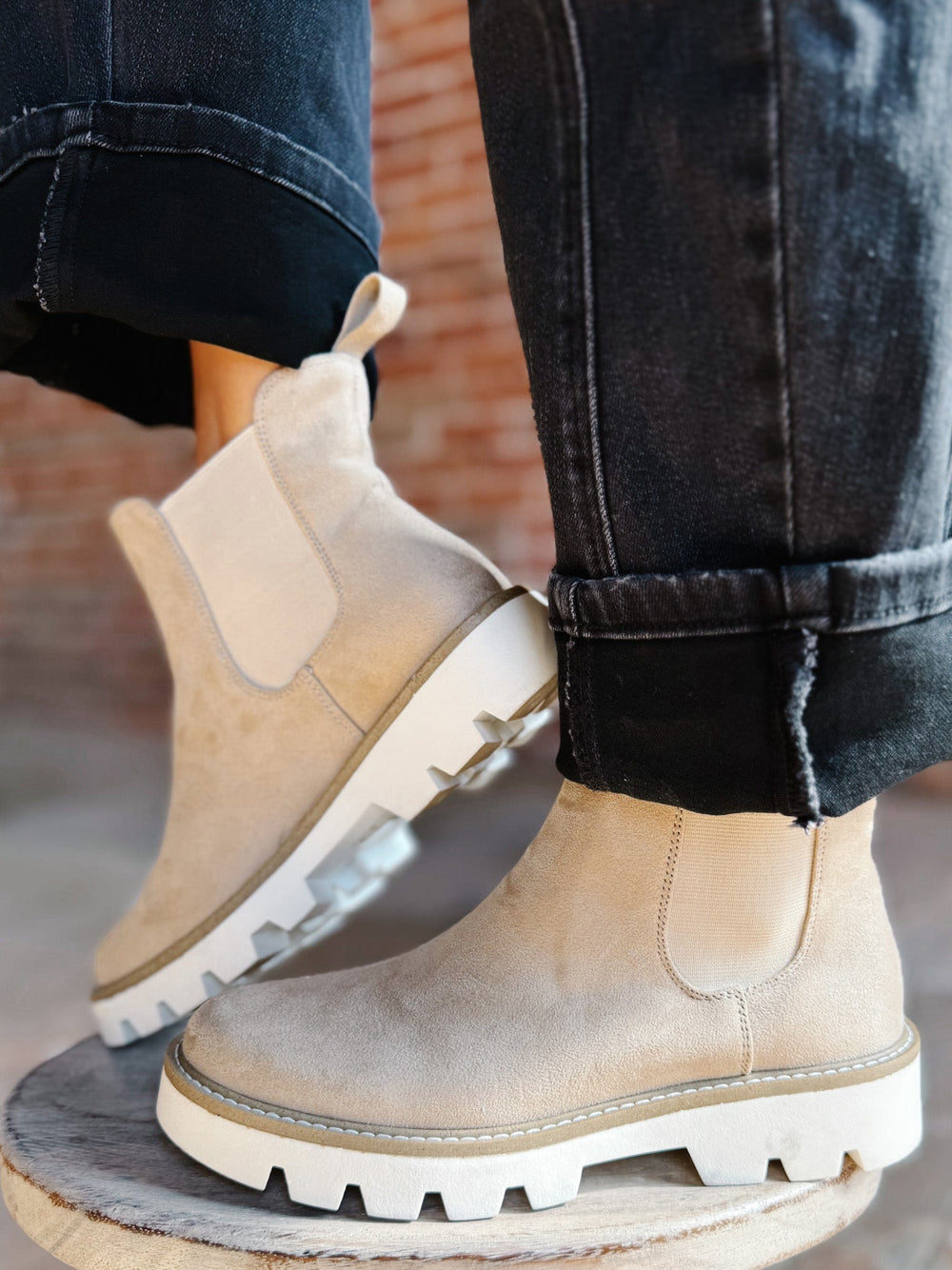 Piper Boots, Cream