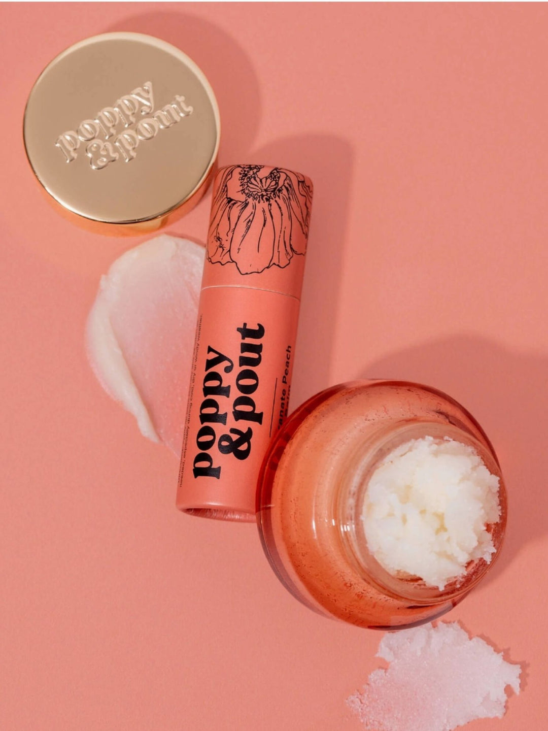 Lip Care Duo Pack, Pomegranate Peach