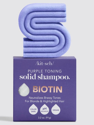 Purple Toning Solid Shampoo Bar