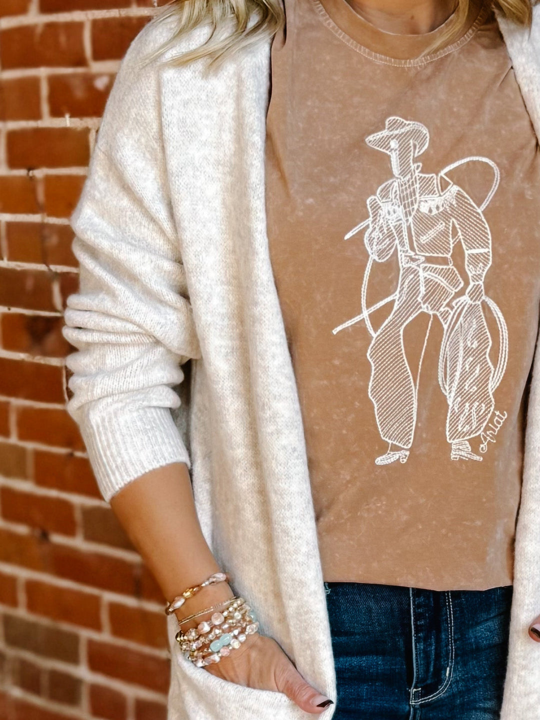 Quiet Confidence Cardigan, Oatmeal