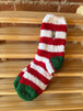 Red/White Stripe Reindeer Embroidered