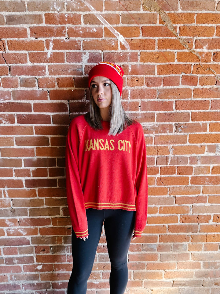 Red Zone Kansas City Pom Beanie