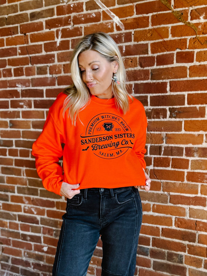 Sanderson Sisters Brewing Co Sweatshirt, Orange