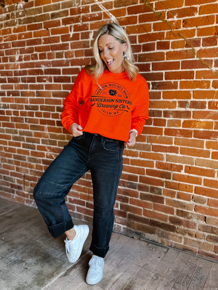 Sanderson Sisters Brewing Co Sweatshirt, Orange