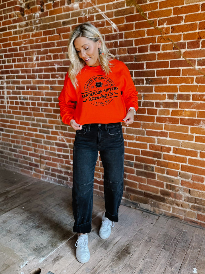 Sanderson Sisters Brewing Co Sweatshirt, Orange