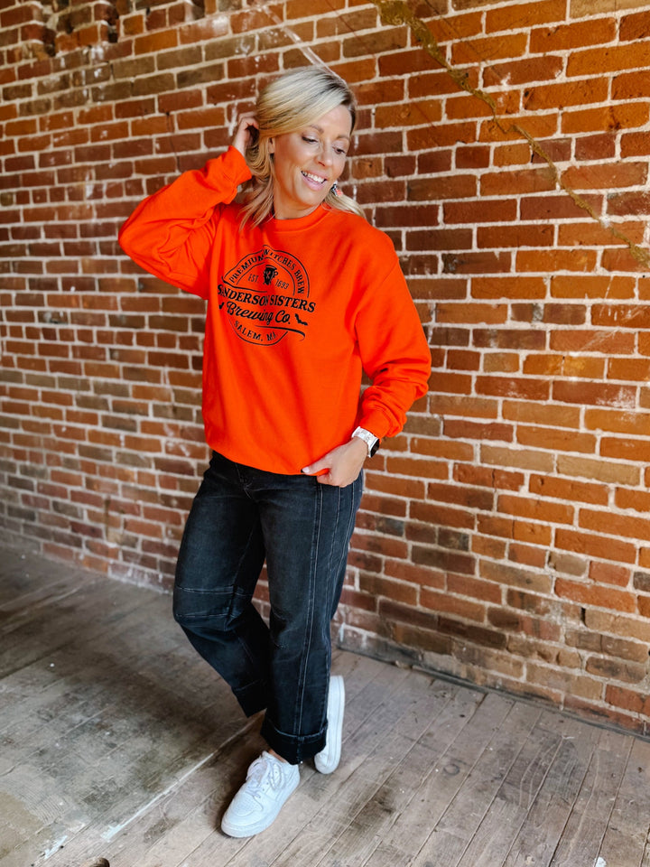 Sanderson Sisters Brewing Co Sweatshirt, Orange
