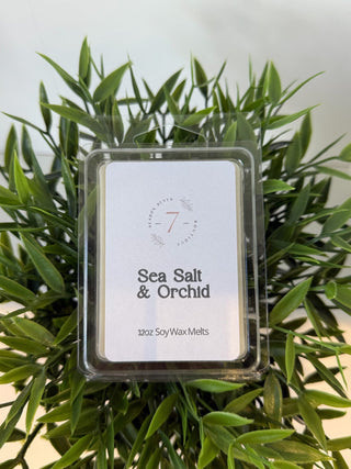 Soy Wax Candle Melts, Sea Salt & Orchid
