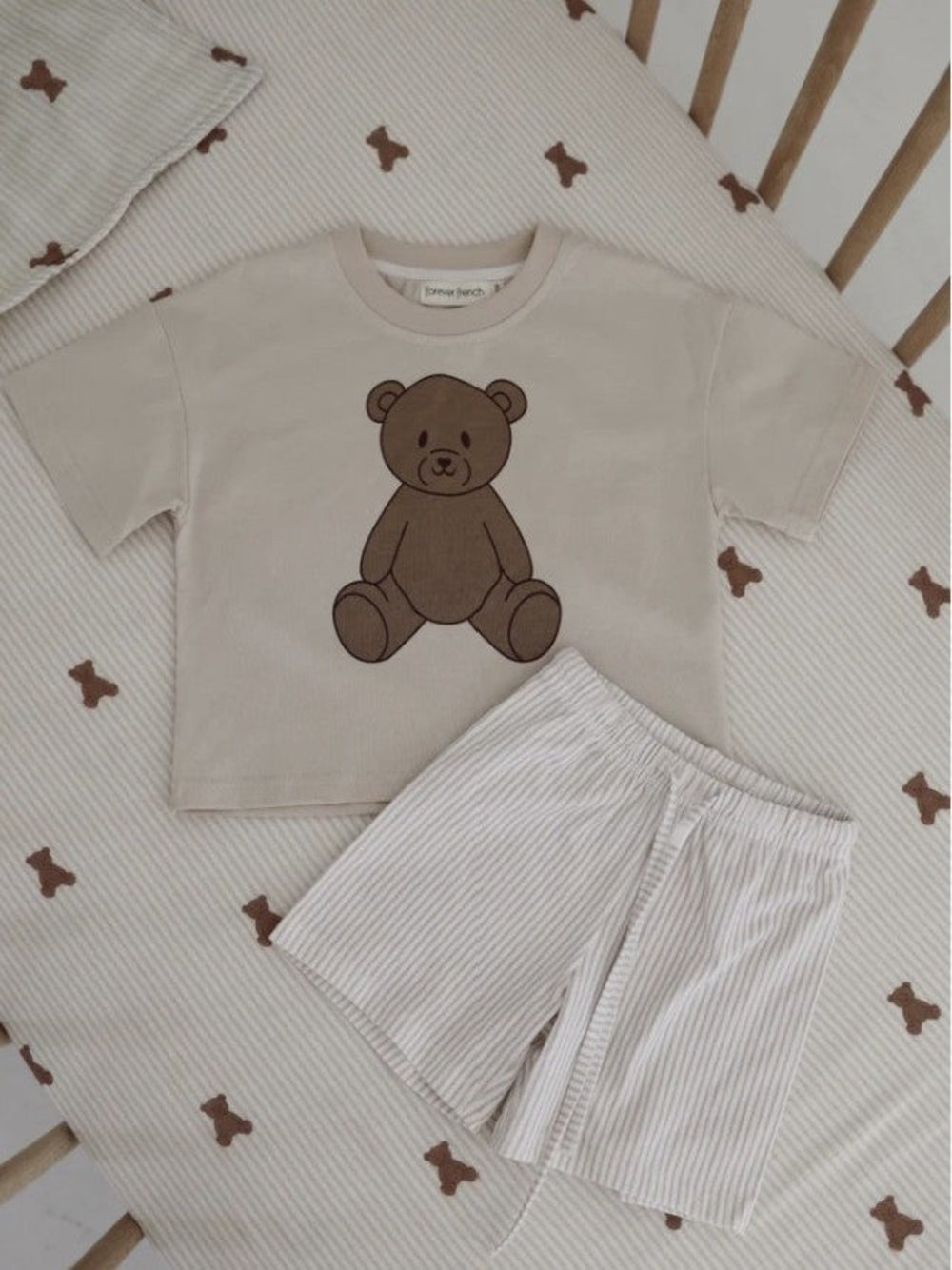 Forever French Kids Short Set, Teddy