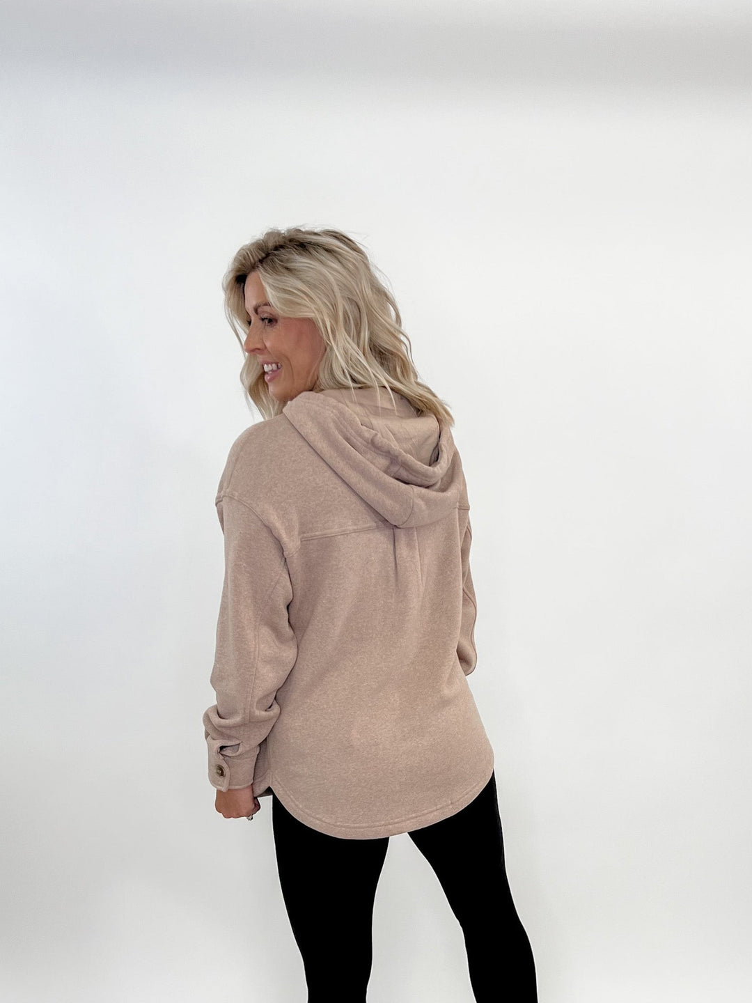 Shyla Hooded Jacket, Clove Heather