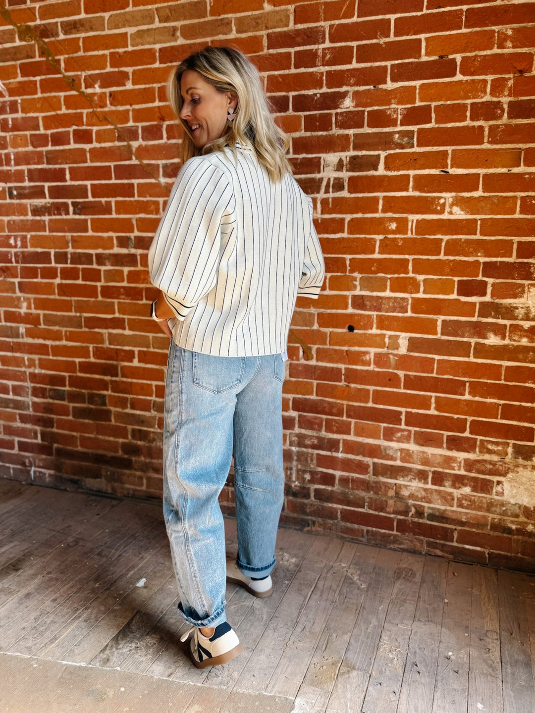 Sideline Star Sweater, Cream