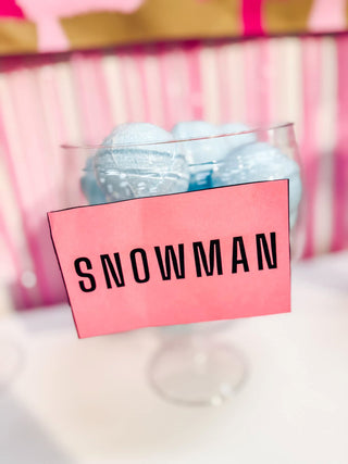 Bath Bombs, Snowman