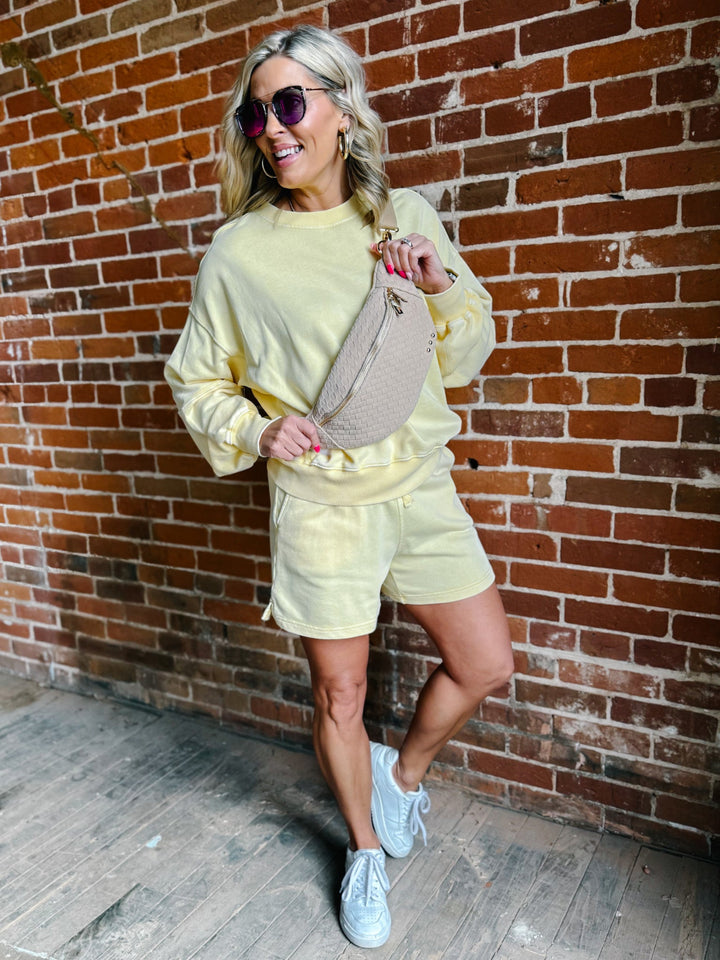 Susie Suede Bum Bag, Oat