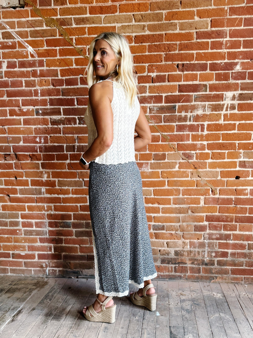Sweet Serenity Tie Shoulder Tank