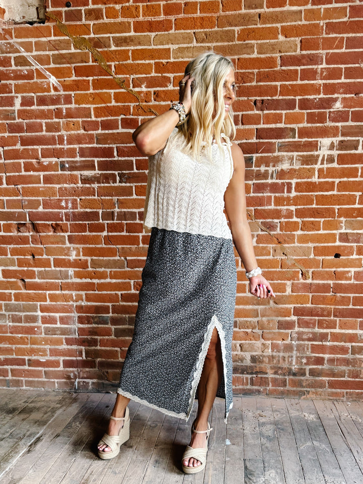 Sweet Serenity Tie Shoulder Tank