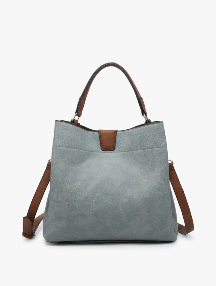 The Tati Satchel in Teal