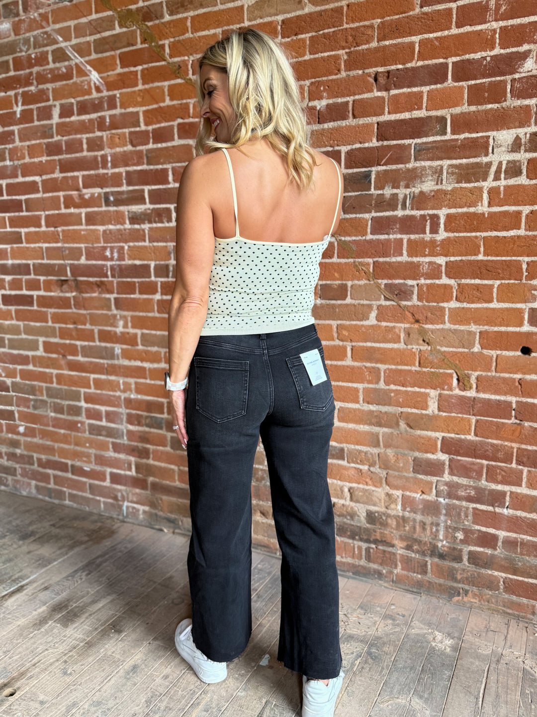 The Dot Spot Cami, Pale Banana