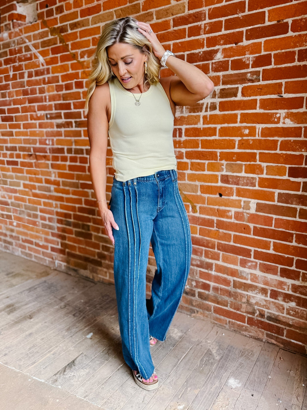 The Evie Tank by Thread &amp; Supply, Butter Yellow